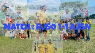 Match amical : Pas de vainqueur entre RJSO et AJSN , la rencontre avait terminé 1-1 