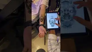 Tattoo Design Editing & Client Preview | Professional Tattoo Process | Patna Ink Tattoo Studio
