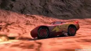Lightning McQueen New location Mountain terrible fall Crash test Jumps Off Mountain