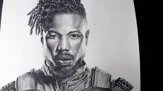 KILLMONGER: timelapse drawing