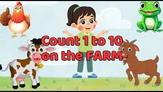 Counting Farm Animals 1 to 10 | Learn Numbers with Timmy | Fun Kids Video