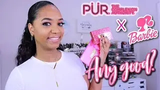Get Ready With Me | My BARBIE FACE w/ P&Uuml;R x Barbie Collection...Any GOOD??!!