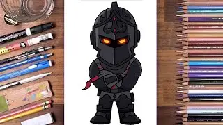 How to Draw Fortnite | Black Knight