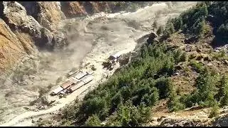 Uttarakhand Rishiganga hydro power project broken glacier burst Chamoli alert flood