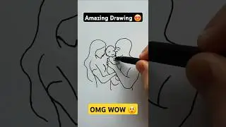 How To Draw Parents and Baby | Step by Step Drawing | Family Drawing | Simple Drawing for Kids