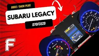 Suabru Legacy D70F3529 Speedometer Programming OBD2 / Bench with FORZA 614 - odometer tool