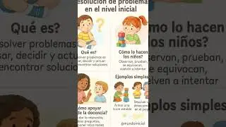 Resoluci&oacute;n de problemas en el nivel inicial