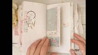Shabby Chic junk journal handmade