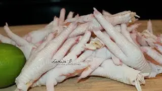 How To Clean Chicken Feet | Chicken feet | Episode 159