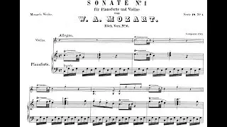 Mozart - Violin Sonata No. 1 in C Major, K. 6 (Sheet Music)