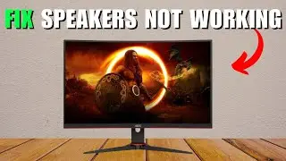 Как исправить неработающие динамики монитора AOC
