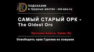 Самый старый орк, пустыня Алик'р, квест в Салас Эн / The Oldest Orc ESO puzzle
