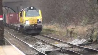 (HD) Freightliner 70007 Passing Crouch Hill On 4L57