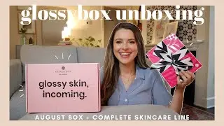 Unboxing Glossybox August 2020 & Their COMPLETE New Skincare Line!