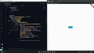 Create a Counter App in Flutter in less than a 2 minutes. #flutter, #coding, #viral
