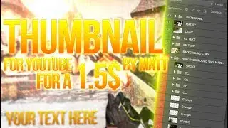 THUMBNAIL FOR A YOUTUBE TEMPLATE FOR A 1.50$ IN CSGO STYLE!