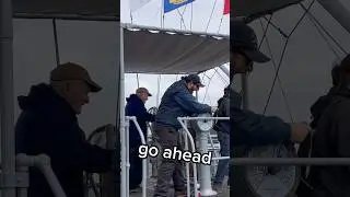 Go Ahead!!! Telegraph Command & Working WWII Ship Screw! #LibertyShip #WWIIVessel #history