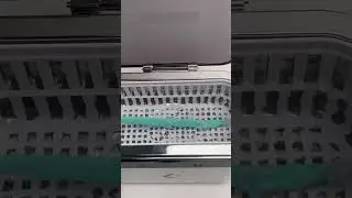 Eyebrown razor cleaning made ease with digital ultrasonic cleaner!
