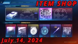 July 14 Rocket League Item Shop: DOMINUS ANTHROPHOBE DECAL!