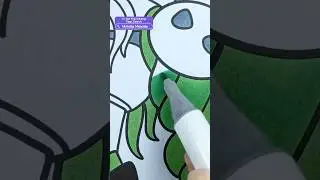 HUMANOID SQUID..🤔🤔 #riddles #coloring #satisfyingvideo #drawing #ben10 #gax #alien #cartoon #vilgax