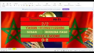 BEST Top Program Can Fixed Match / ( HT/FT . SCORE ) How To Win 100%
