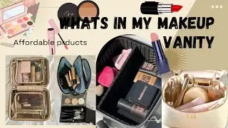 What’s in my makeup bag |affordable makeup products for beginners 