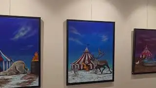 &ldquo;Gece Panayırı / Night Fair&rdquo; | Emirhan Candan - Galeri Soyut Sanat Galerisi / Art Gallery