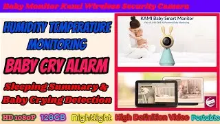 Baby Monitor Kami Wireless Security Camera Humidity Temperature Baby Cry Alarm (Nany Monitor)