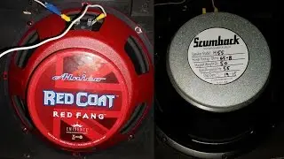 Eminence Red Fang vs Scumback H55  via Tweed Deluxe 5b3