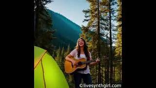 AI generated beautiful girls AND music