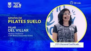 Pilar Del Villar - Sesi&oacute;n de PILATES SUELO | Madrid Es Deporte