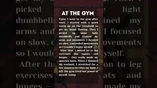 At the Gym 🏋️ Learn English Through a Short Story | Изучаем английский
