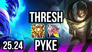 THRESH & Jinx vs PYKE & Varus (SUP) | 2/1/13 | EUW Master | 25.24