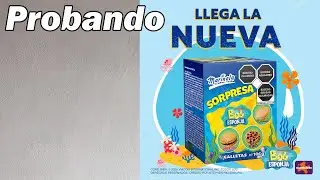 Probando Caja Sorpresa Marinela Bob Esponja