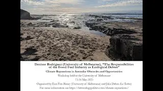 Denisse Rodriguez: The responsibilities of the fossil fuel industry as ecological debtor