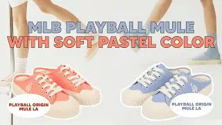MLB Playball Mule Series With Soft Pastel Color