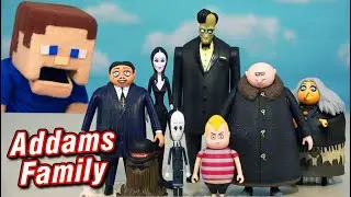 Addams Family 2 Movie Review Figures Mezco 5 Points Toys Unboxing - Puppet Steve