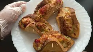 5 Minute Crispy Potato Cheese Sandwich | Air Fryer Sandwich Recipe | Easy Breakfast Idea🥪