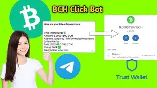 BCH CLICK BOT I Masih Legit l 1500 BCH Min WD