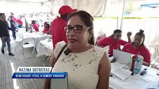 Guyana News - 36 Region 3 residents receive steel and cement vouchers