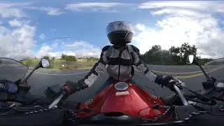 360 DEGREES Immersive Motorcycle Riding April 11, 2020 - Ortega Highway Run  360 DEGREES! Pt1