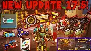 Pixel gun 3d. New update 17.5! New clan gadgets, Easter weapons & new map!