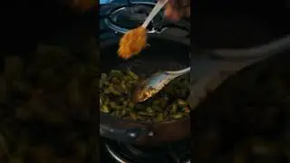 #shorts making of goru chekkudu Kaya or gokara Kaya curry