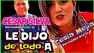 Cesar Silva🫵 le dijo de todo? a Cesia Mejía HCH tv☄️😡#estadosunidos #estadosunidos #estadosunidos 