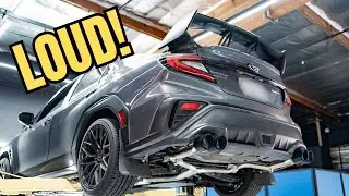 The loudest Axle Back Exhaust | 2022 - 2024  Subaru WRX SOUND CLIP!