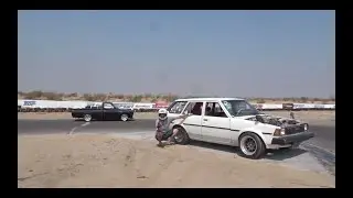 82 Corolla Wagon drifts Apple Valley Speedway Hosted by DEFWORX