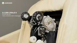 Cervical muscles kneading (neck massage) on CIRRUS II Japanese massage chair by Komoder