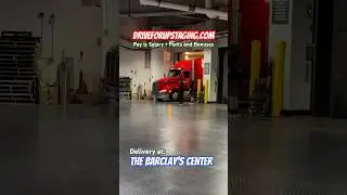 DRIVEFORUPSTAGING.com | Delivery at the Barclay&rsquo;s Center Brooklyn NY. #UPSTAGING #ENTERTAINMENT