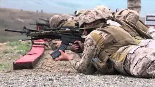 I MEF Marines qualifying with M16, Combat Rifle Marksmanship table 3 & 4