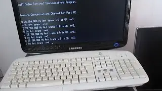 RNTH-226 DOS, RS-232 40 бит/с. Цифровая связь на КВ. Assembler через C++